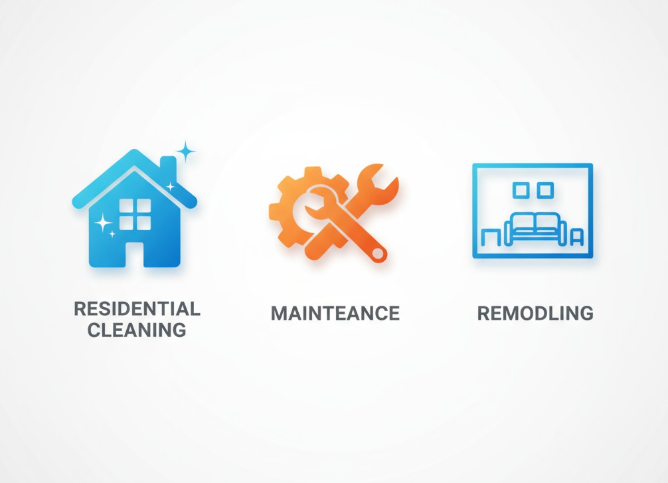 Cleaning Service, Maintenance and Remodeling